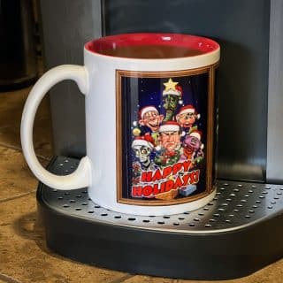 happy holiday mug