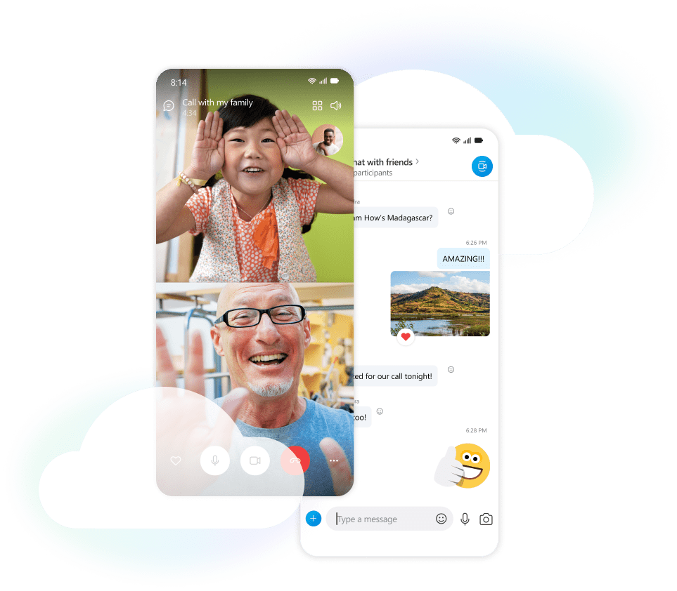 Appels vidéo incomparables avec Skype