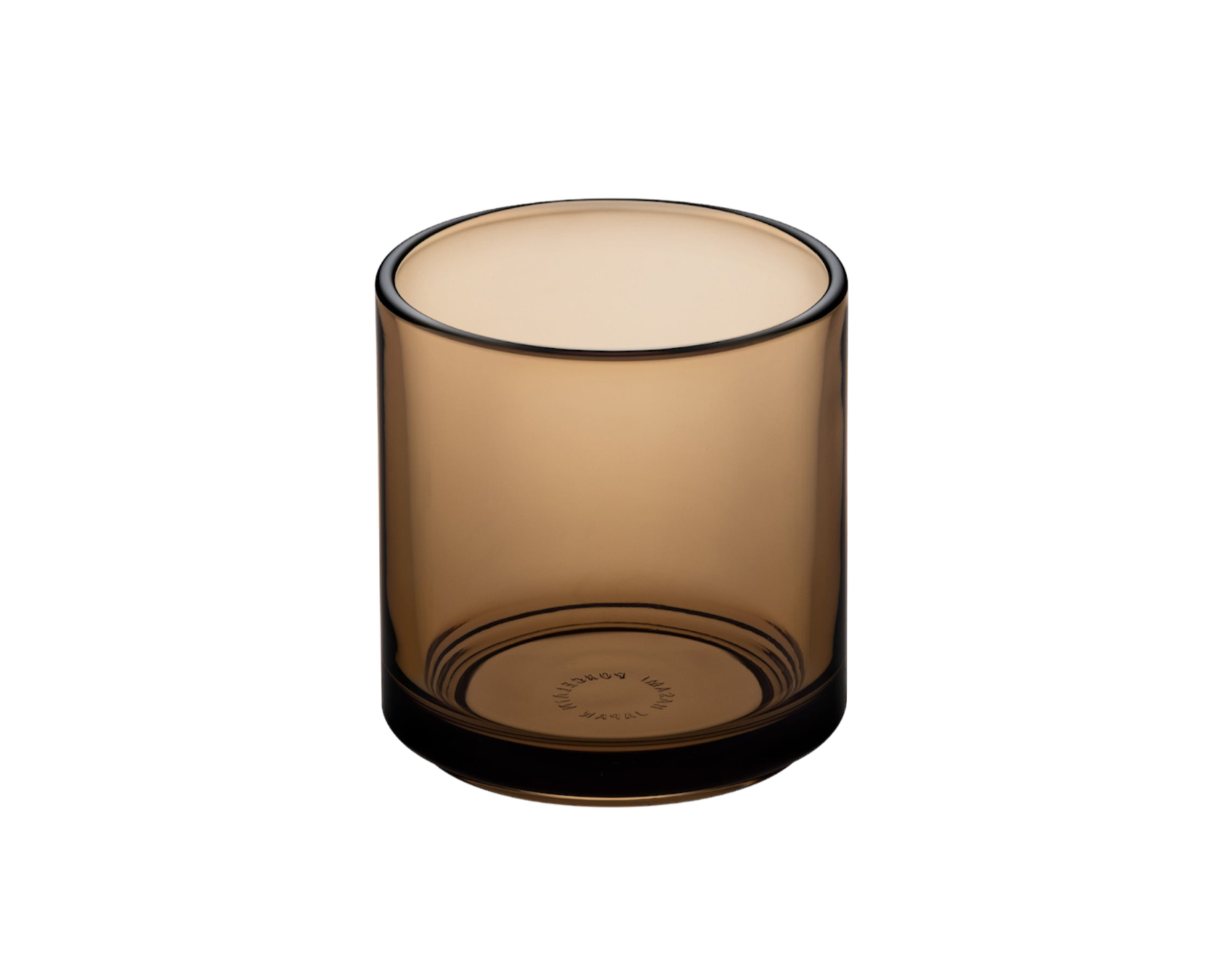 Glass Tumbler - Amber