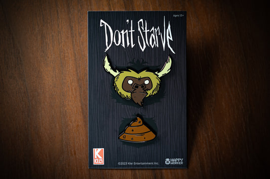 Don't Starve: Beefalo and Poop Pin Set