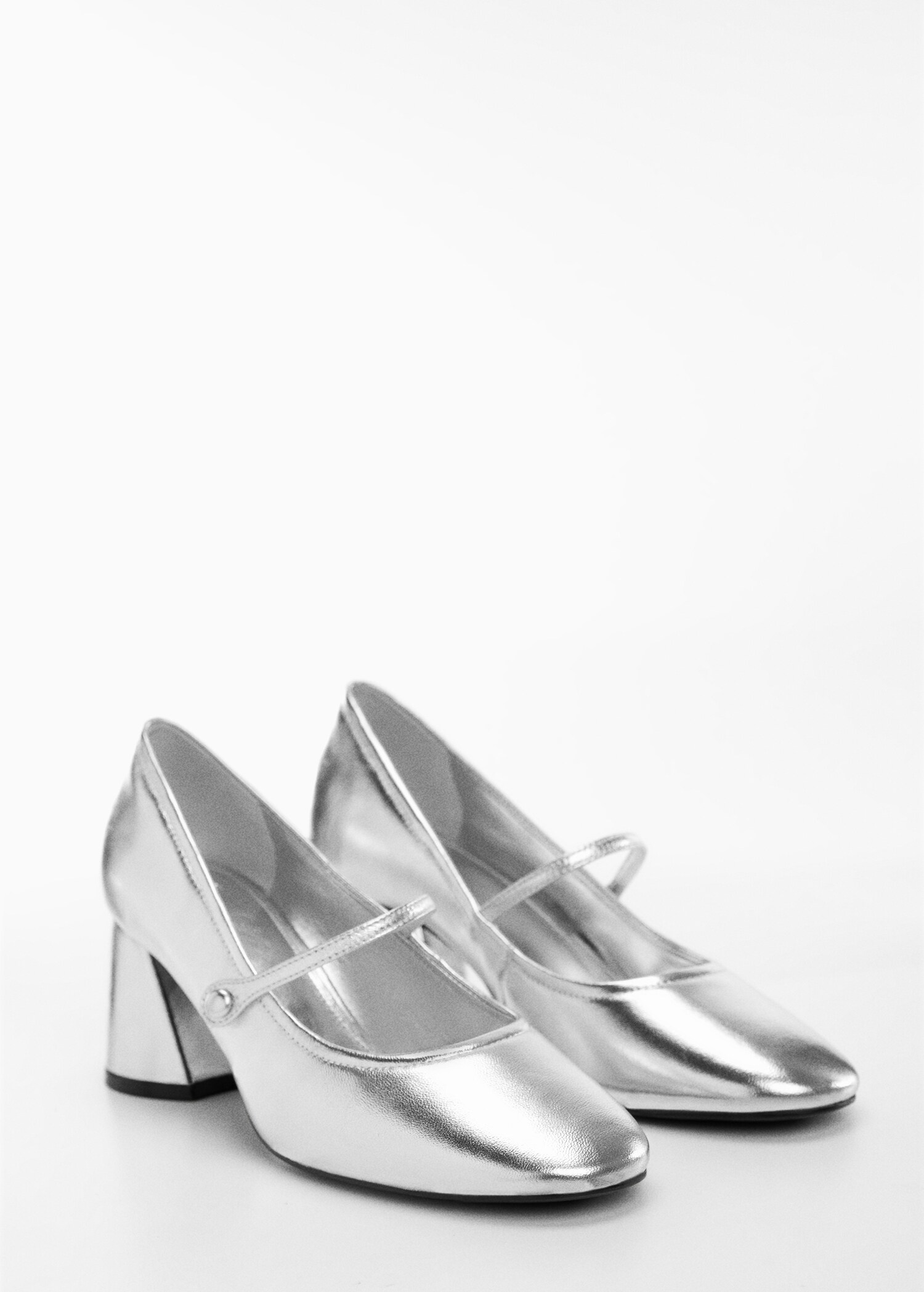 Metallic leather shoes - Medium plane