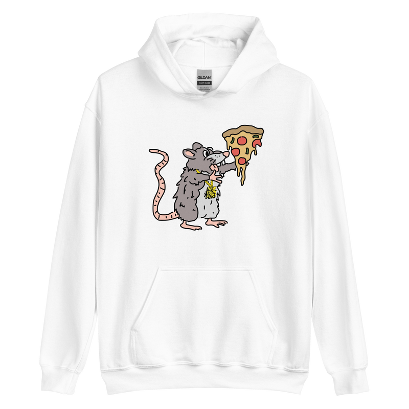 New York Post Pizza Rat Hoodie