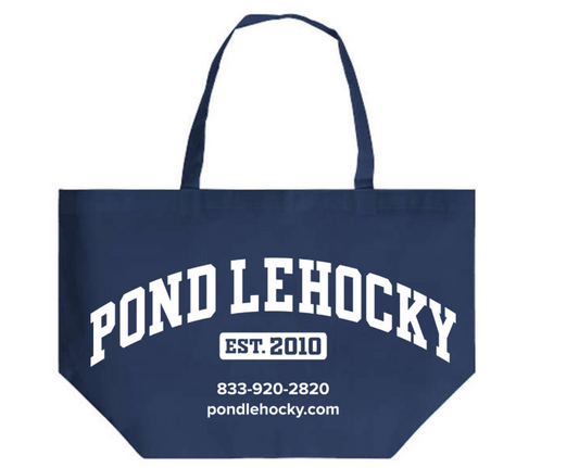 Pond Lehocky Navy Blue Tote Bag