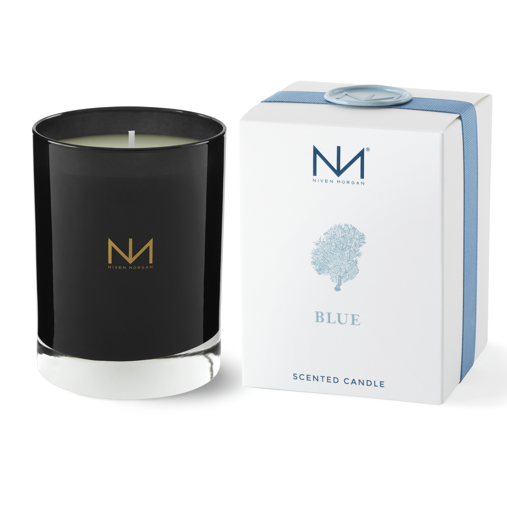 Niven Morgan Niven Morgan Blue Candle - Little Miss Muffin Children & Home