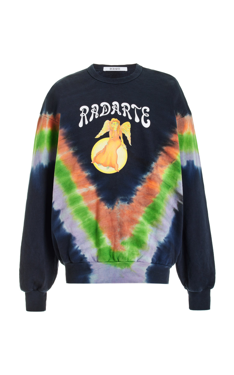 Tie Dye Fairy Print Radarte Sweatshirt