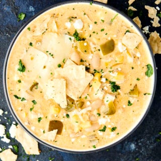 chicken soup with green chiles