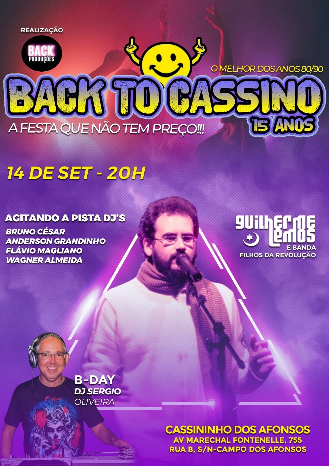 Back to Cassino - A Festa que não tem preço !! 15 anos