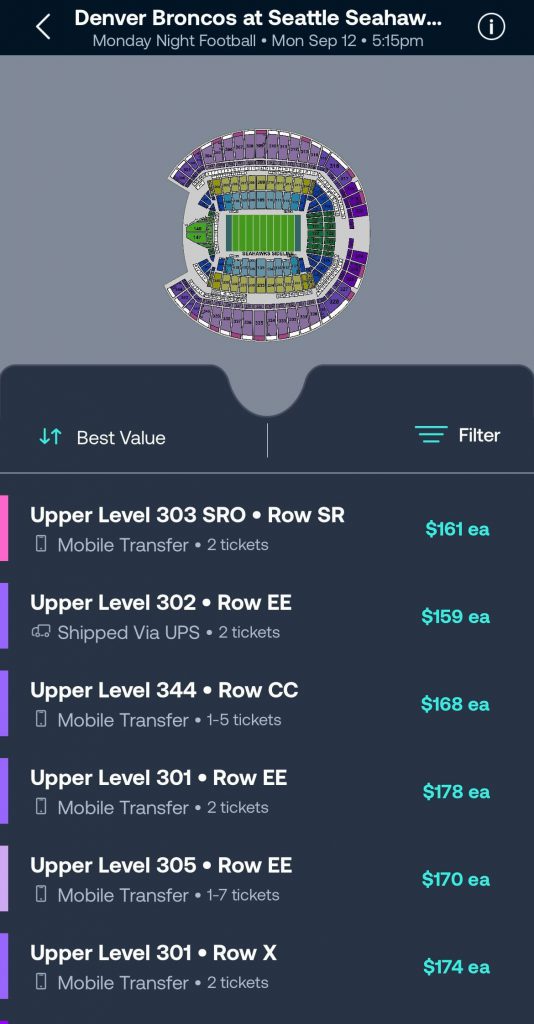 With Vivid Seats integrated into the Vivid Picks app, it is easy to get tickets for games you are picking from for DFS and over/under