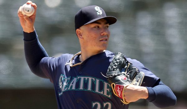 Seattle Mariners pitcher Bryan Woo