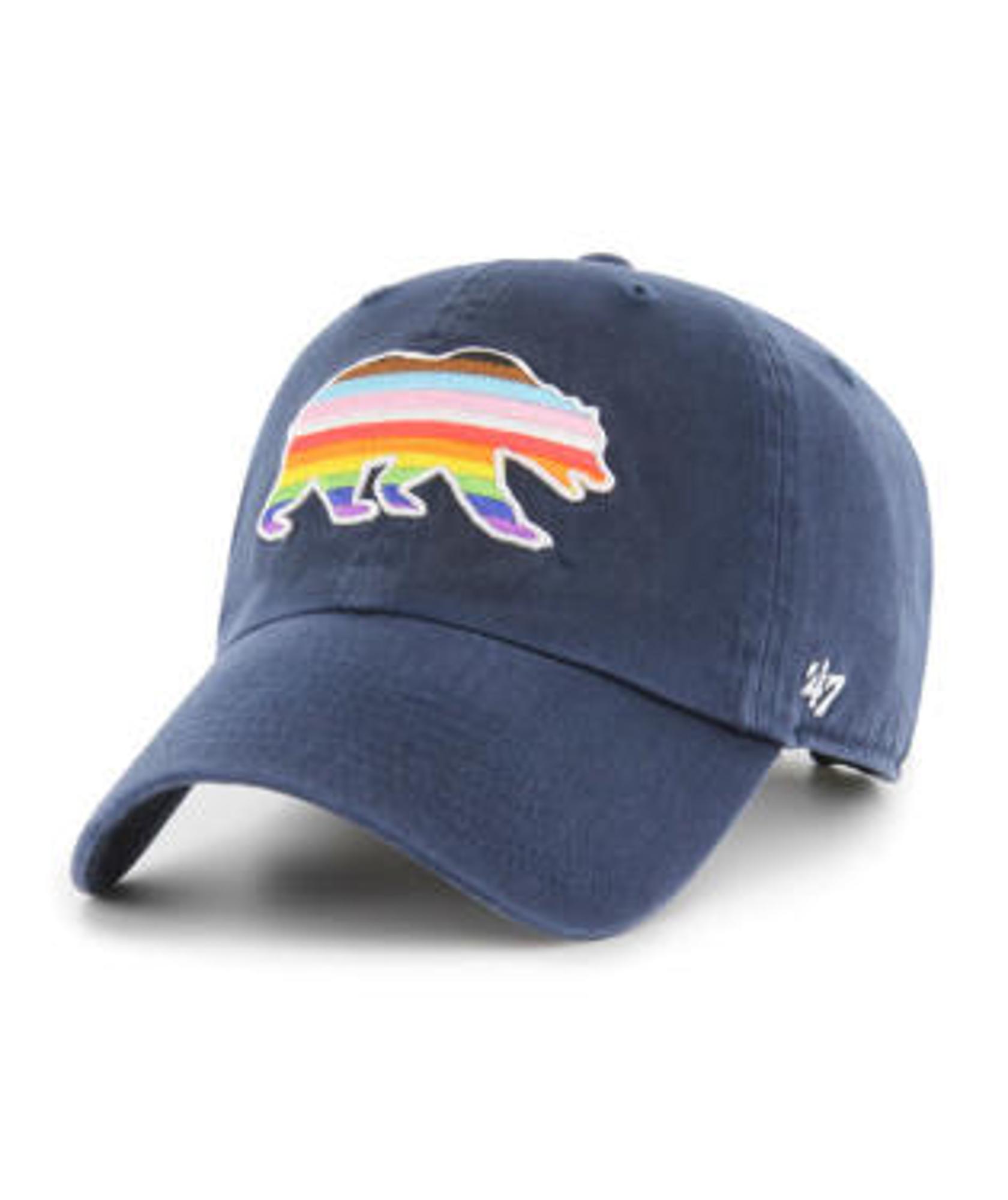 Clean Up Hat Progress Pride Walking Bear Logo; $32.00