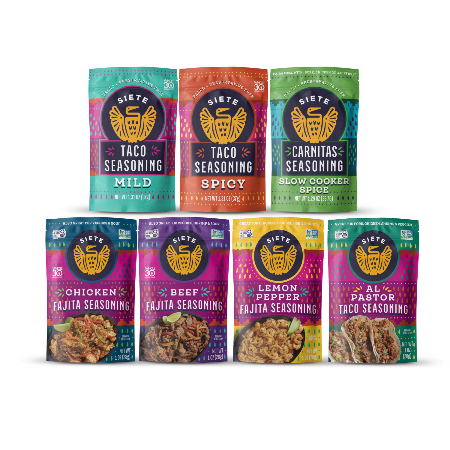 Seasoning Sampler Siete Pack