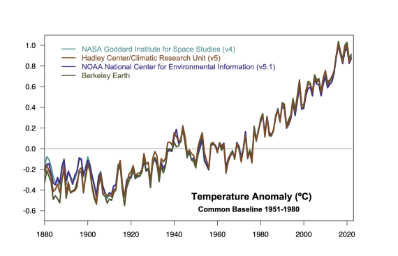 Global temperture datasets