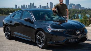 Brennon Kaczmarek with the 2023 Acura Integra.