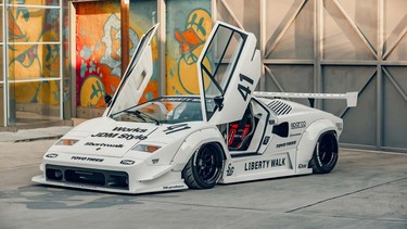 Wide-body Lamborghini Countach by Liberty Walk