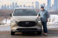 Ryan Heagy with the 2024 Mazda CX-5 in Calgary.