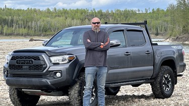 All of Jason Renwick’s trucks see extreme duty as he works in the bush of Northern Canada. He bought his 2023 Toyota Tacoma TRD Off Road Premium to replace his 2015 GMC 3500.