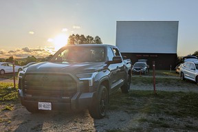 Toyota Tundra at Mustang Drive-In in Guelph, Ontario