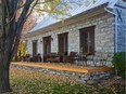 Chartrand House was built around 1750 with cut-stones and fieldstones in Laval's St-François district.