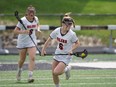 Brittany Stephens, seen in this file photo, from when she was named the GMAC defensive player of the year and earned first-team all-conference honours for the second year in a row playing with the NCAA's University of Findlay Oilers (Ohio) in 2019.