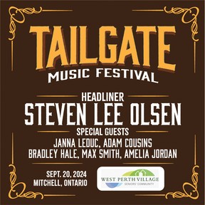 Tailgate Music Festival in Mitchell Sept. 20, 2024
