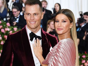 Tom Brady and Gisele Bündchen attend The 2019 Met Gala.