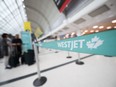 WestJet says its operations have "stabilized" after a strike by its mechanics over the long weekend upended plans for thousands of Canadians. The WestJet check-in area at Pearson International Airport is photographed in Toronto, Saturday, June 29, 2024.