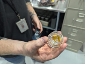 Marijuana wax from Dakota Herb. (John Hult/South Dakota Searchlight)