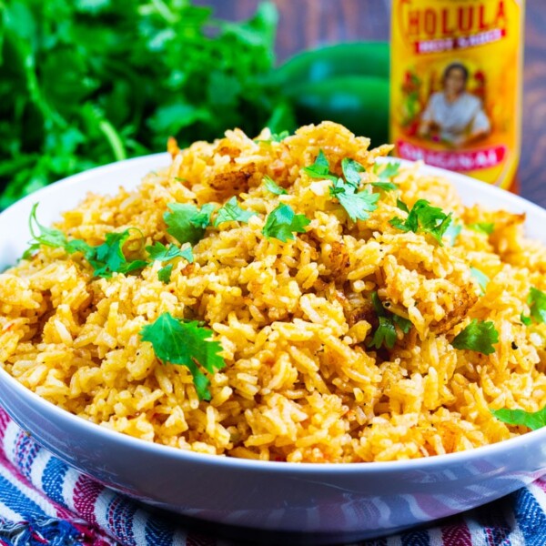 Perfect Mexican Rice in a bowl.