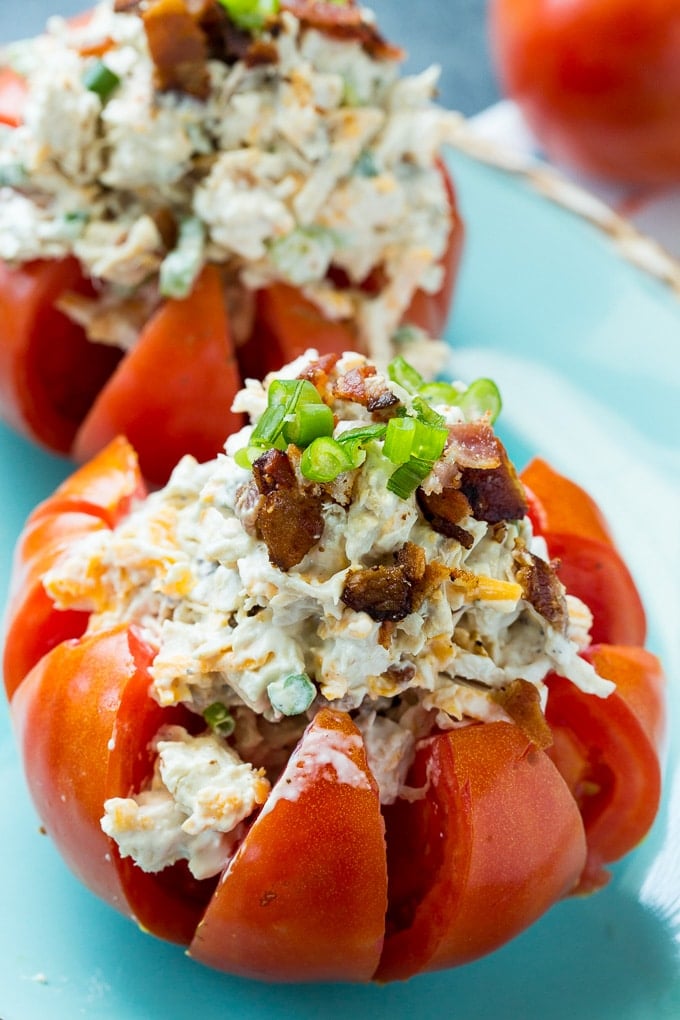 Bacon Cheddar Ranch Chicken Salad