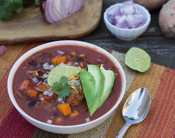 Chiptole Pork and Sweet Potato Posole