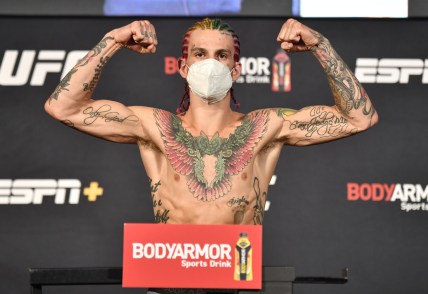 Sean O'Malley during UFC 250 weigh-ins