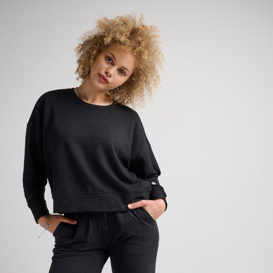 Stance Women's Shelter Crew Black |model