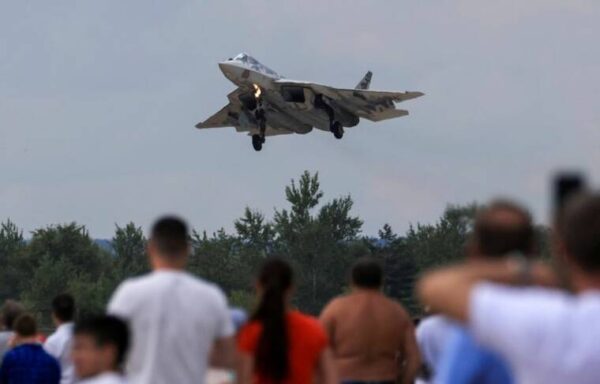 Ukraine: Latest-generation Russian fighter jet hit for 1st time