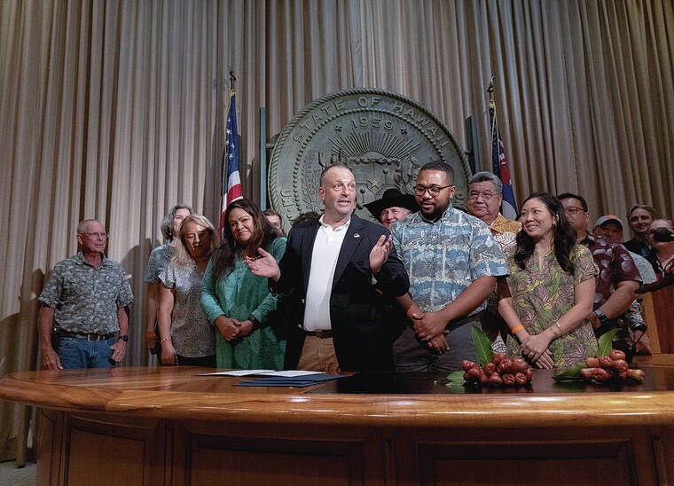 Gov. Josh Green signs Hawaii agriculture bills into law