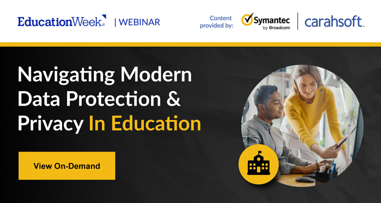 Navigating Modern Data Protection & Privacy in Education - Watch On-Demand