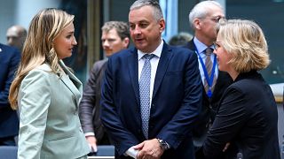 Czech trade and industry minister Jozef Sikela at a recent EU Council summit in Brussels