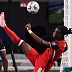 Ismael Kone of Canada scores the team's first goal during the CONMEBOL Copa America 2024 third place match between Uruguay and Canada at Bank of America Stadium on July 13, 2024 in Charlotte, North Carolina. (Photo by Omar Vega/Getty Images)
