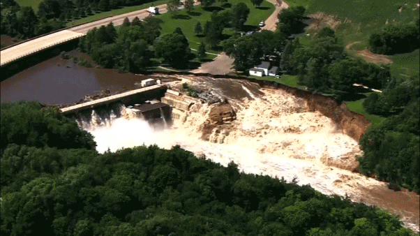 Video shows Minnesota dam on verge of failure as residents remain on high alert