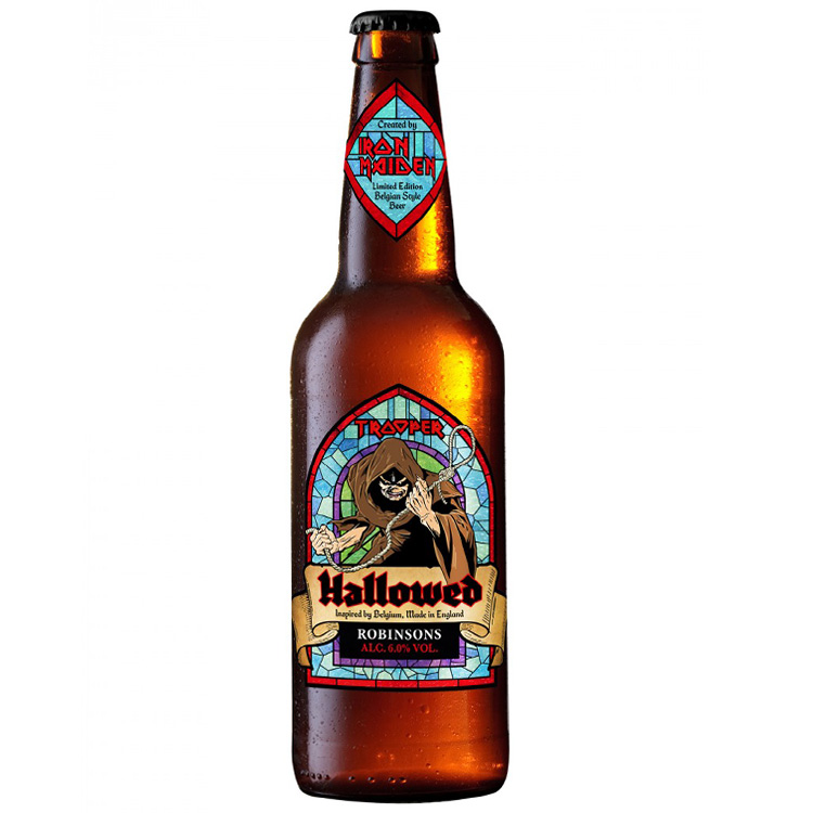 Iron Maiden Belgian beer Hallowed Robinson's Brewery Bruce Dickinson