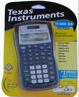 Texas Instruments TI-30XIIS Scientific Calculator (Navy)