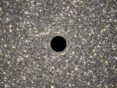 Scientists discover black hole racing through space - but can’t explain why