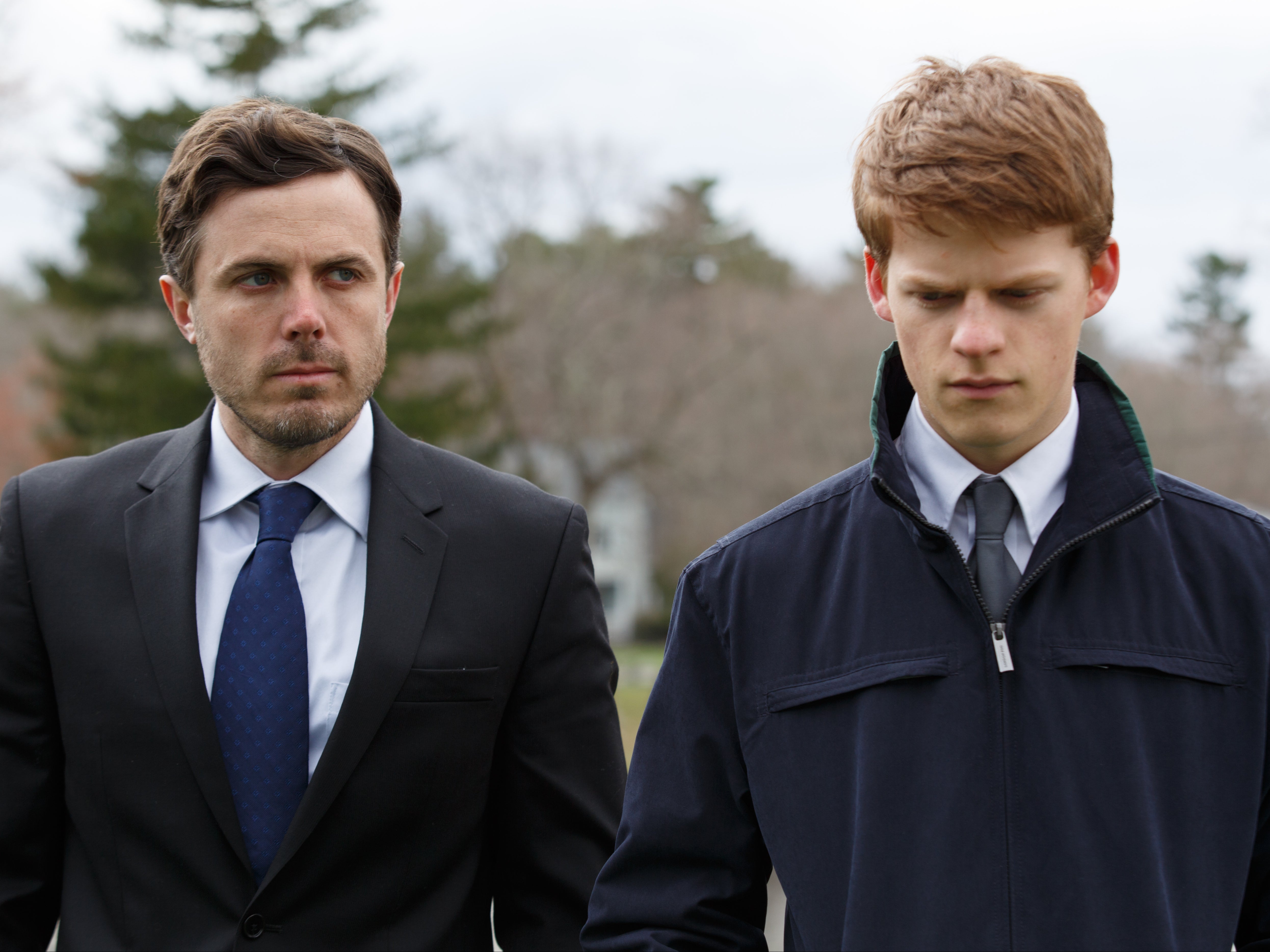 Affleck and Lucas Hedges in ‘Manchester By the Sea’