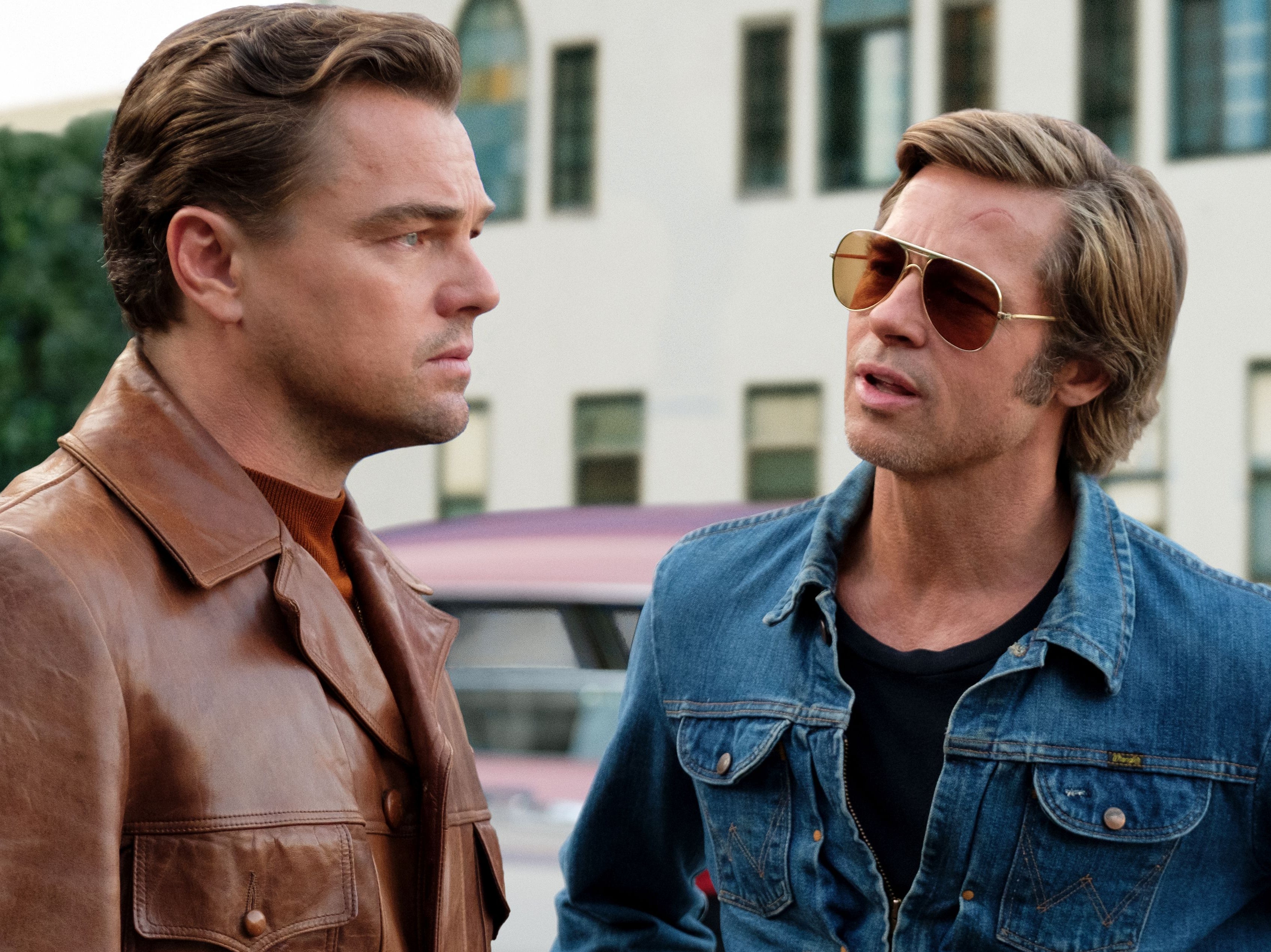 Leonardo DiCaprio and Brad Pitt