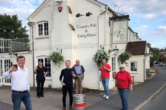 <p>The Fox at Loxley, Warwickshire</p>