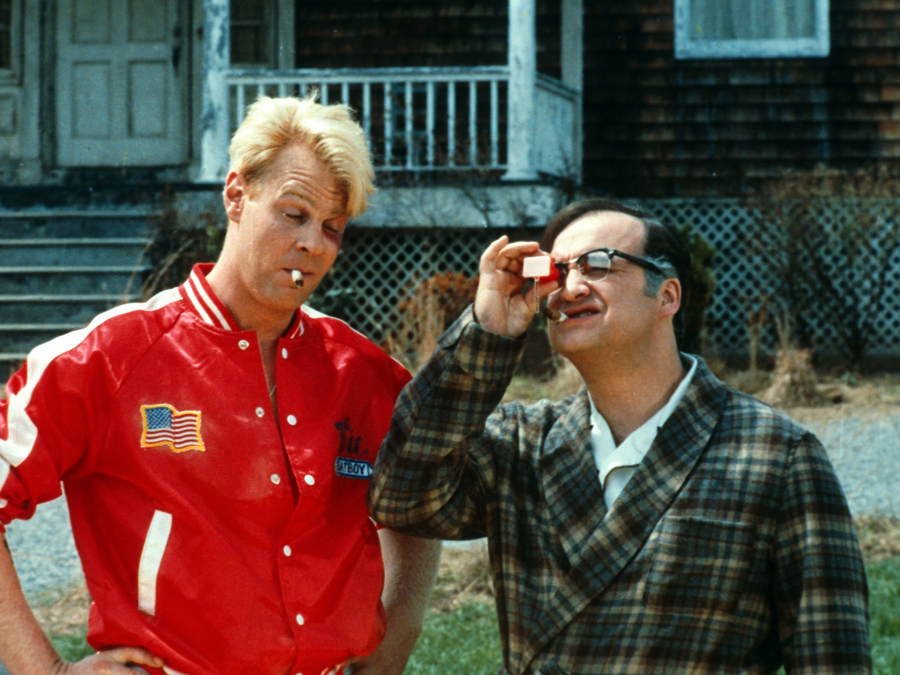 Odd couple: Dan Aykroyd and Belushi in 1981 film ‘Neighbors’