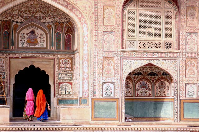 <p>The Amber Fort, Jaipur, Rajasthan</p>