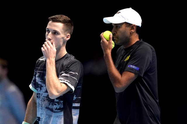 Joe Salisbury (left) and Rajeev Ram are into the US Open final (John Walton/PA)