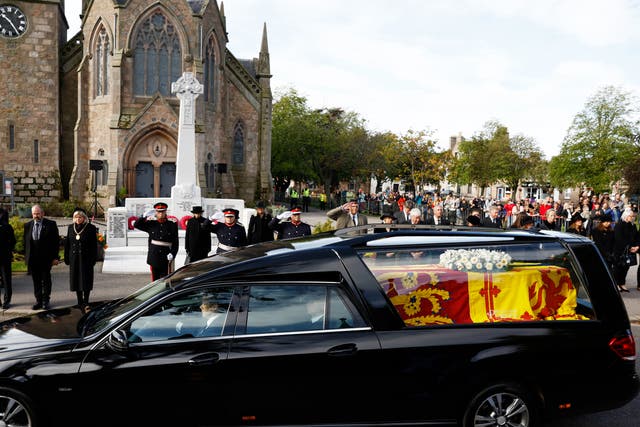 <p>The Queen has begun her final journey from Balmoral to London ahead of her state funeral</p>