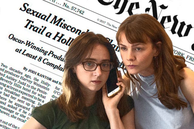 <p>Jodi Kantor (Zoe Kazan) and Megan Twohey (Carey Mulligan) in ‘She Said’ </p>