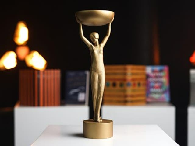 <p>Booker Prize statuette</p>